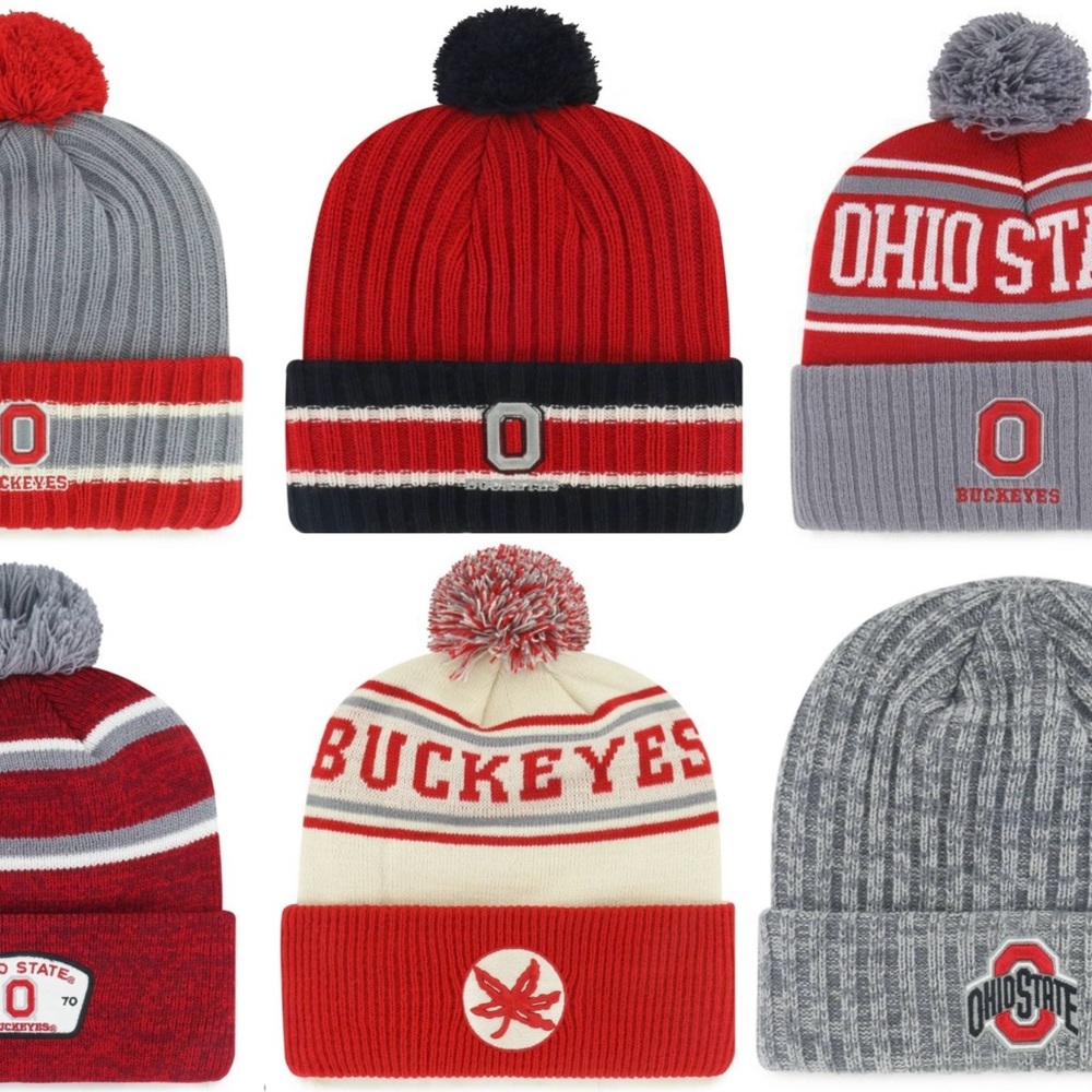 ⭕️🏈🏟 Ohio State OSU Buckeyes Beanie Hats